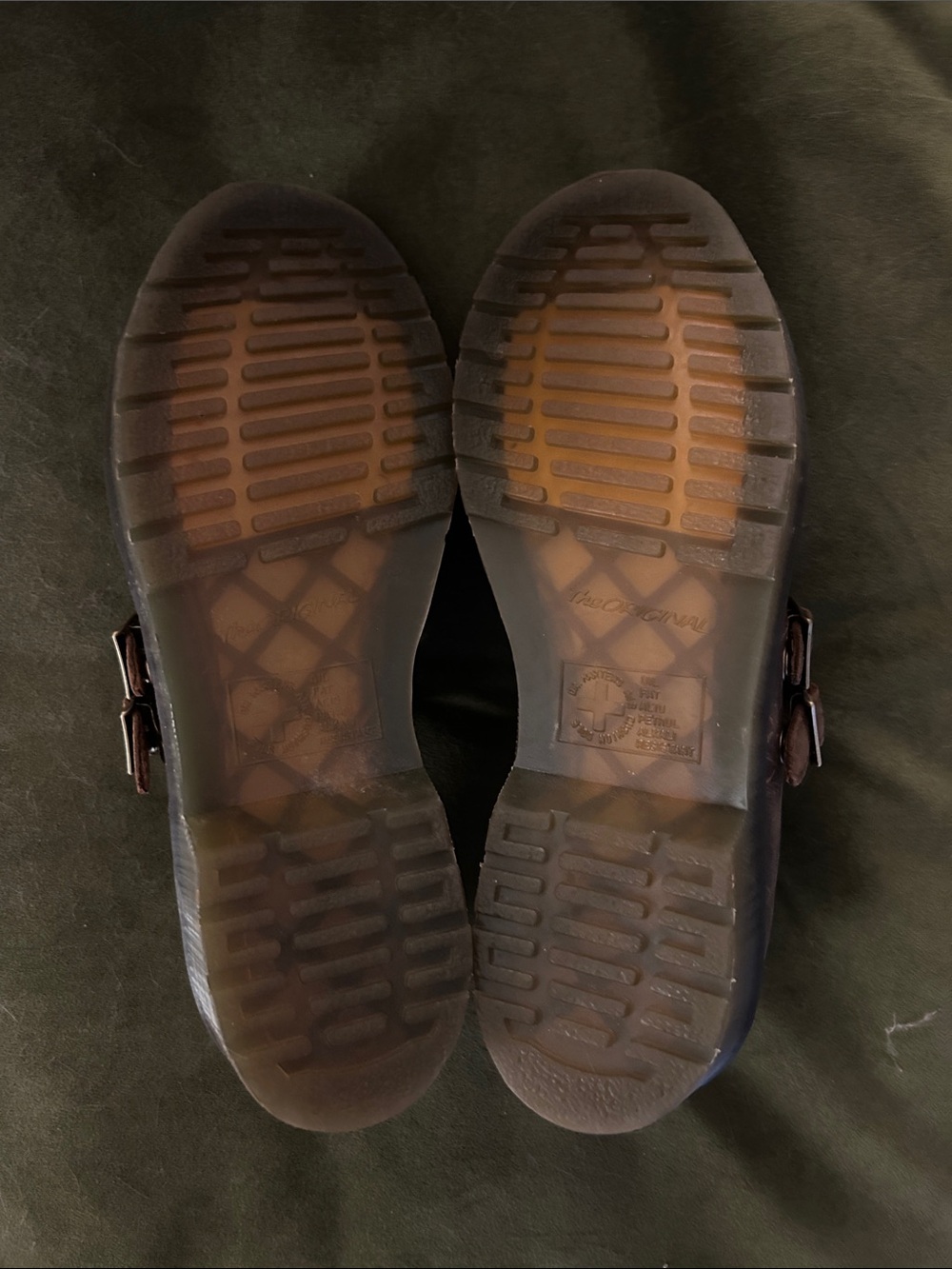 Dr. Martens Double-Buckle Mary Jane Shoes - Brown - Picture 4 of 5